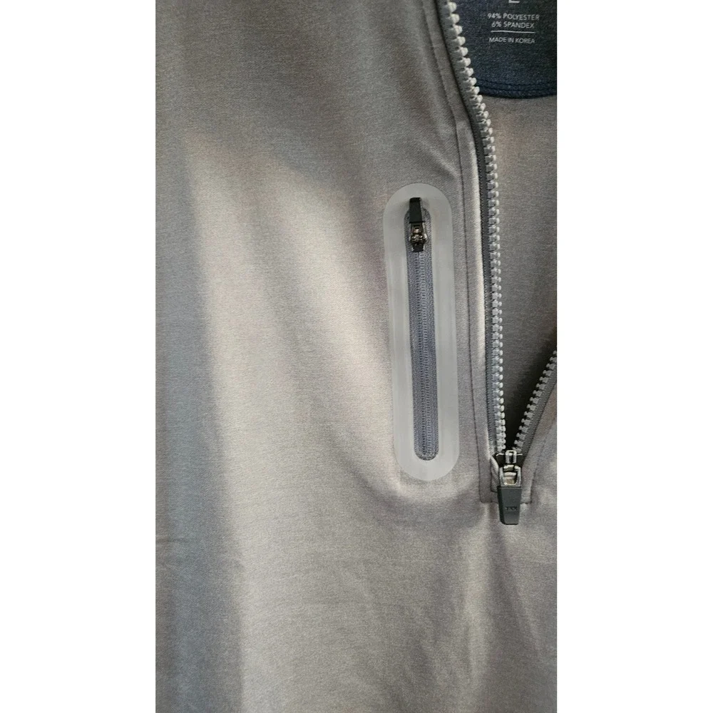 Blokecore Johnnie-O Kentucky Wildcats Quarter Zip Mens Grey Performance vest L